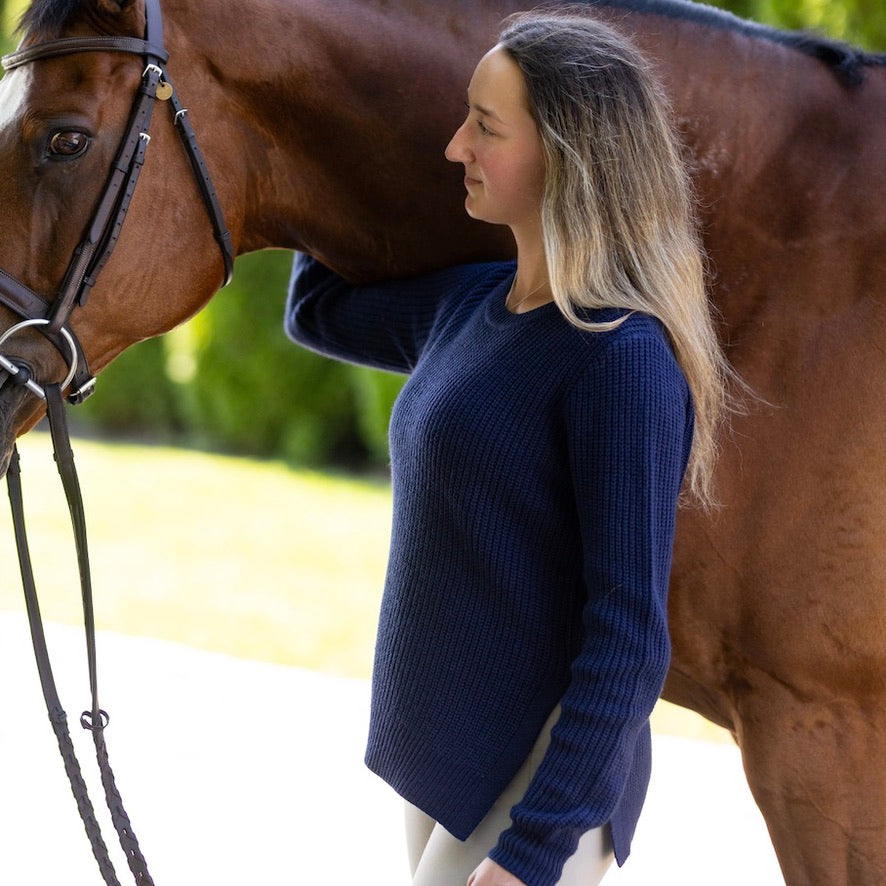 Knit Sweater | Classic Navy