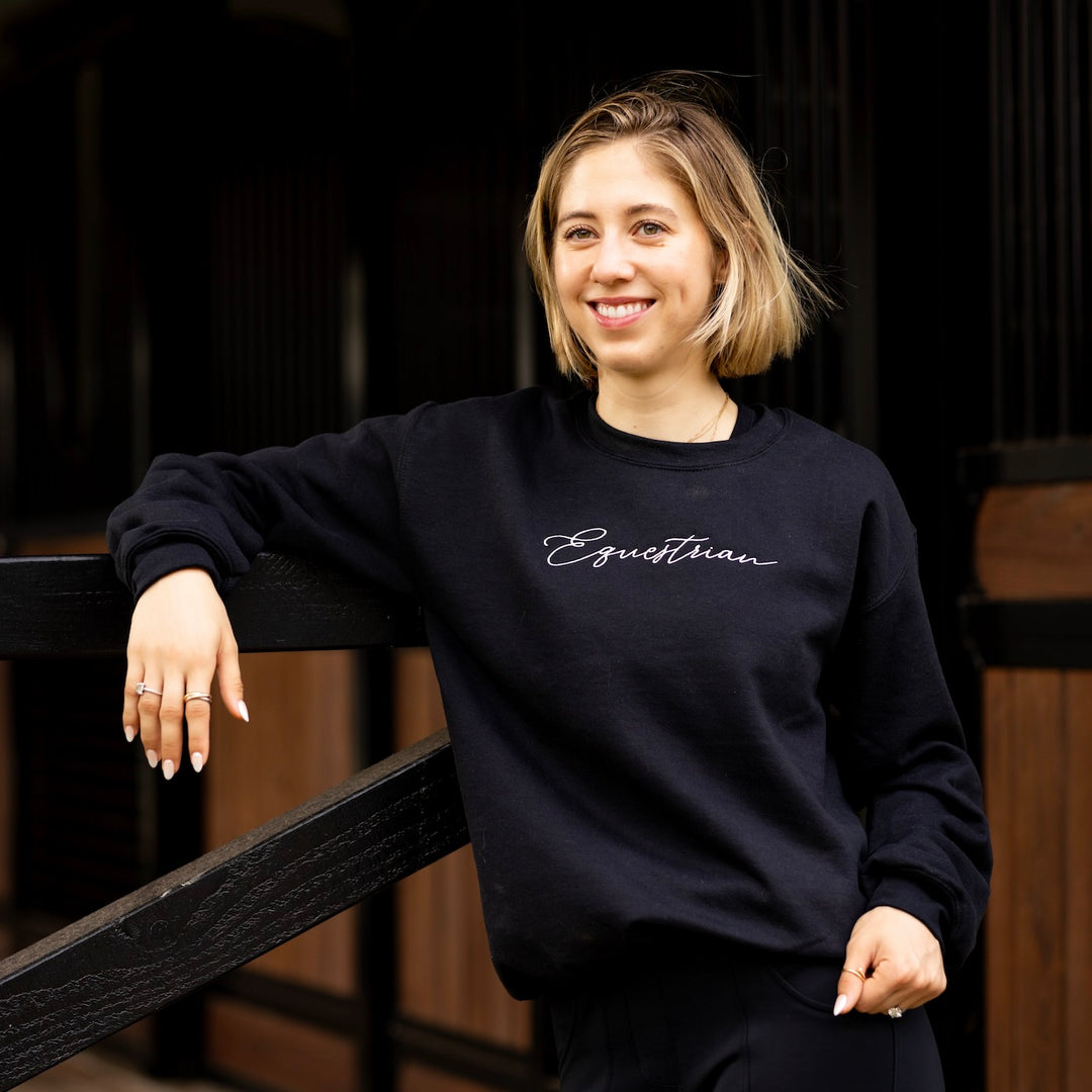 EQUESTRIAN Sweatshirt | Classic Black