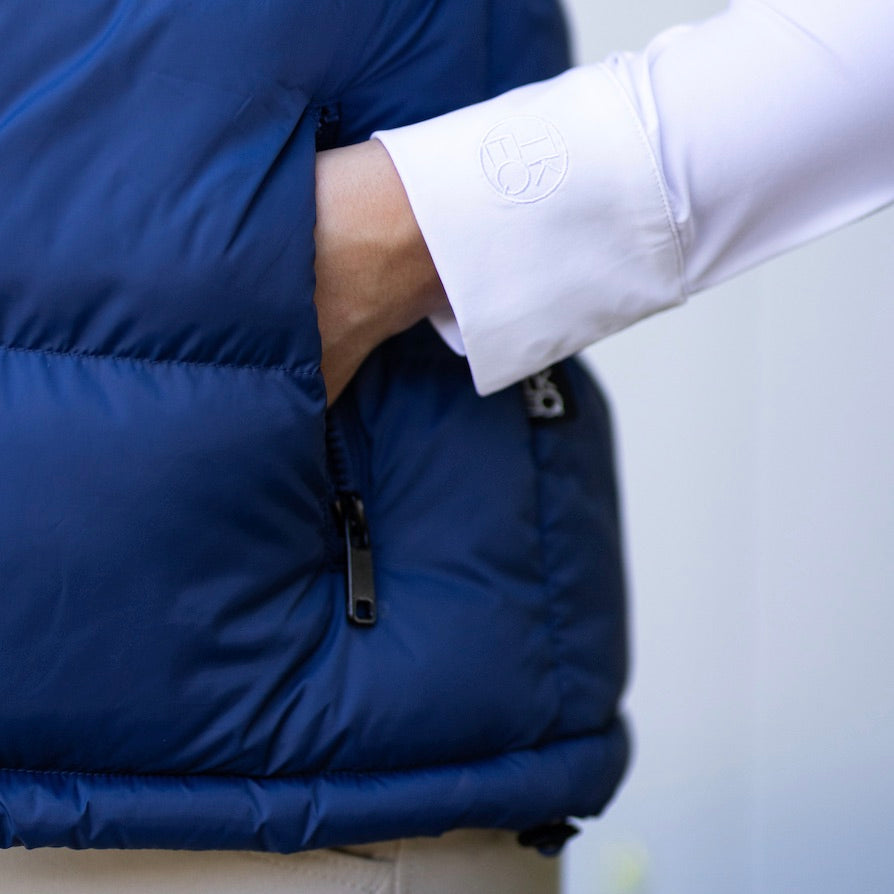 The TKEQ Puffy Vest | Oxford