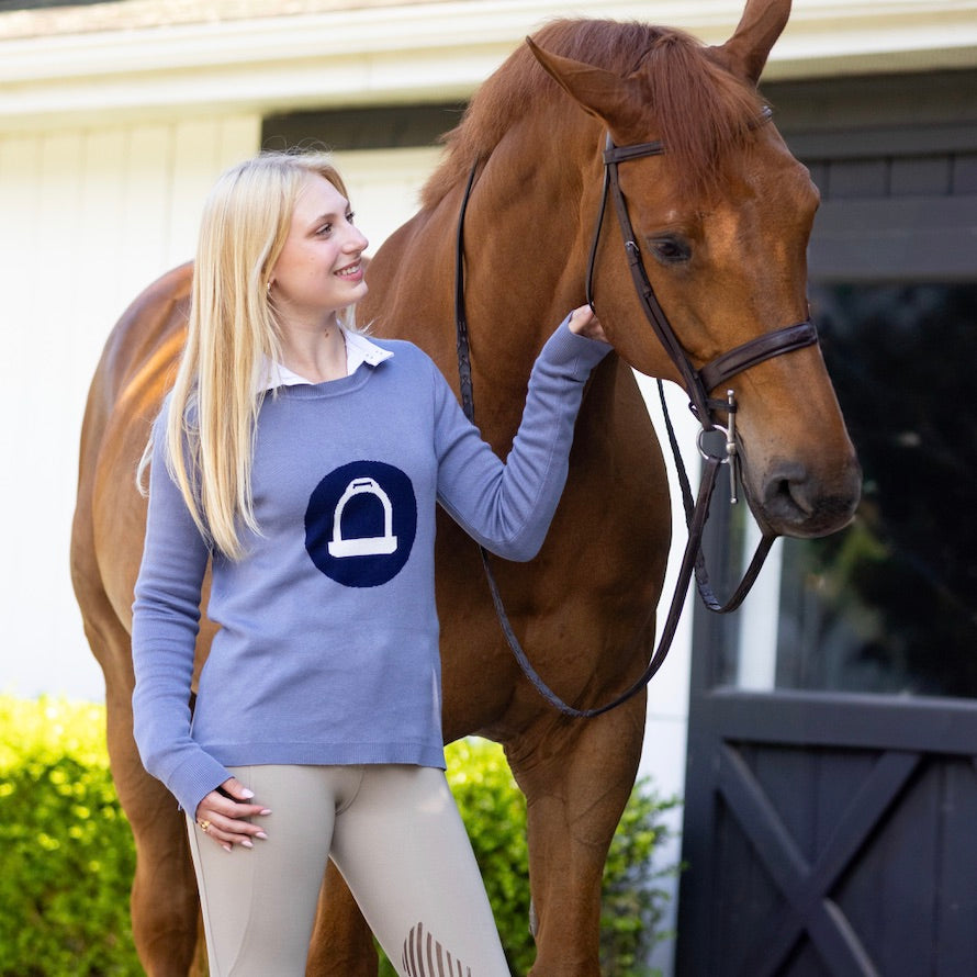 STIRRUP Crewneck | Denim