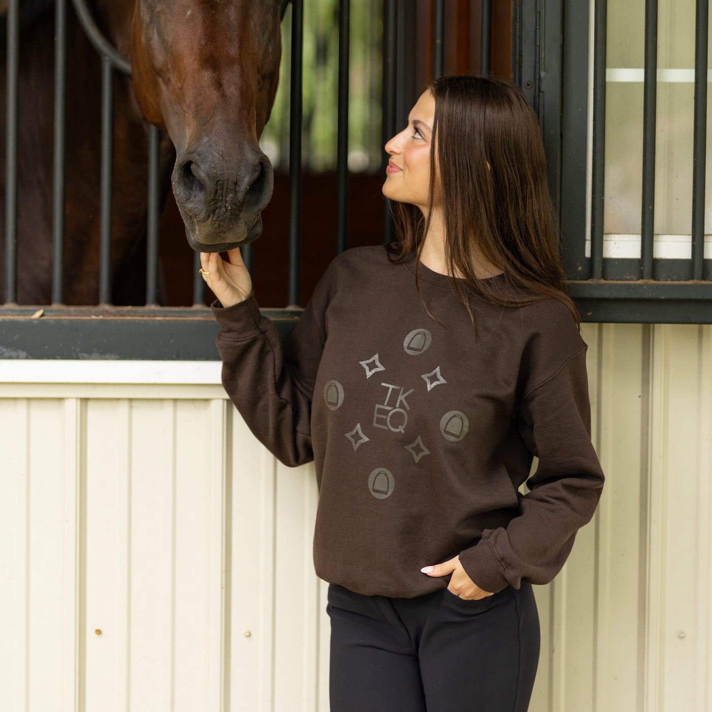 Monogram sweatshirt cheap sale