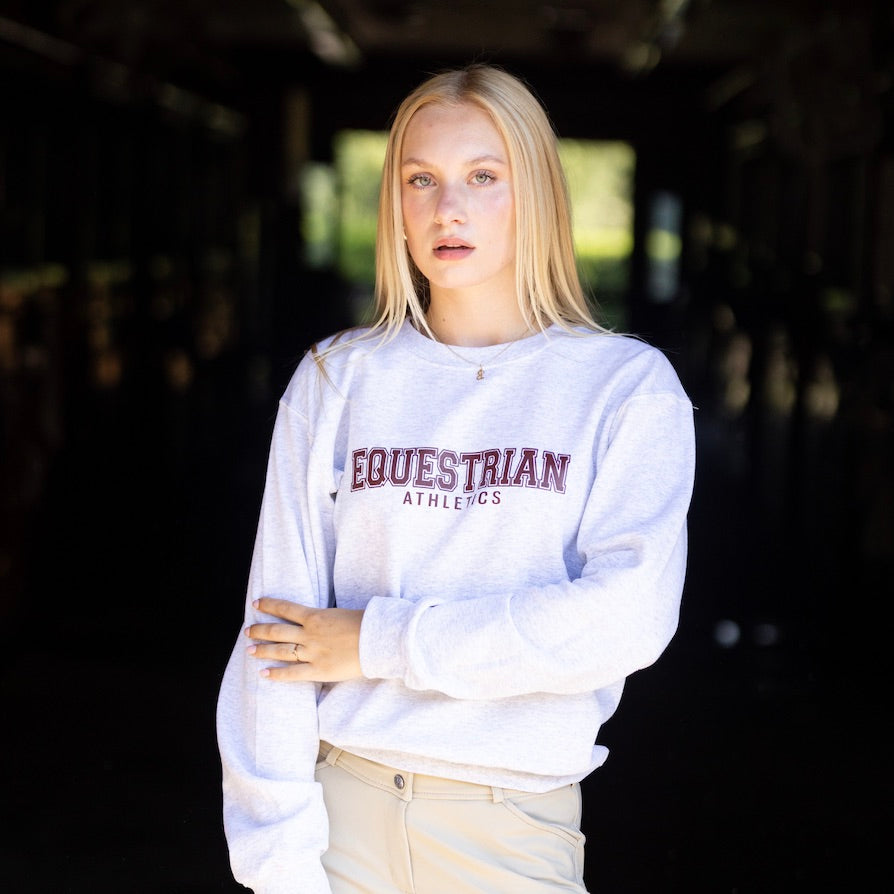 EQUESTRIAN ATHLETICS Sweatshirt | Ash