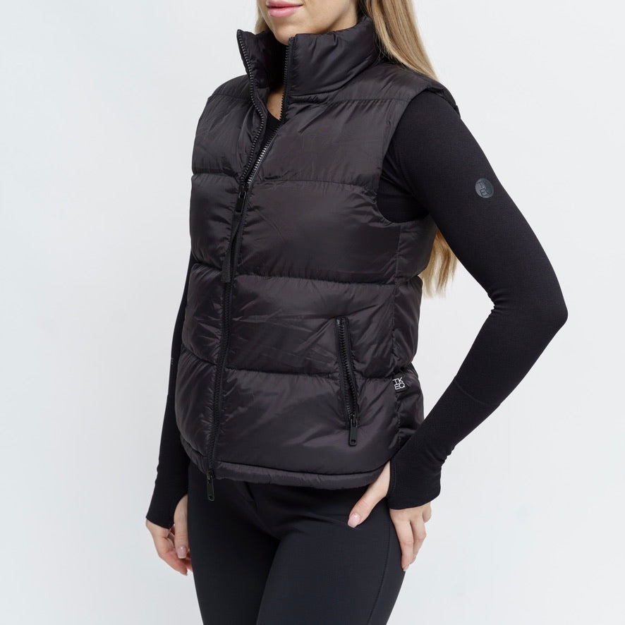 The TKEQ Puffy Vest | Classic Black