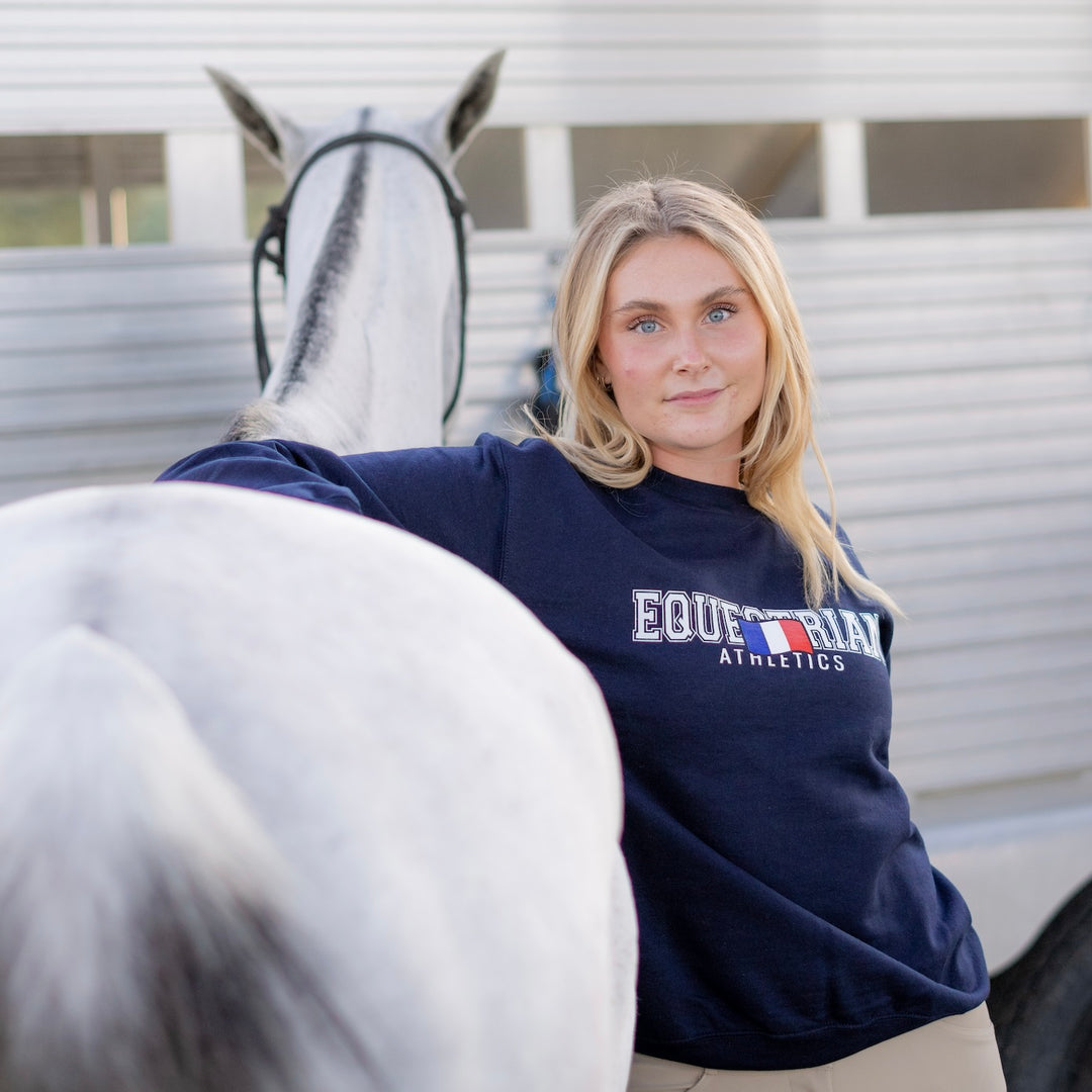 EQUESTRIAN ATHLETICS Sweatshirt | Classic Navy