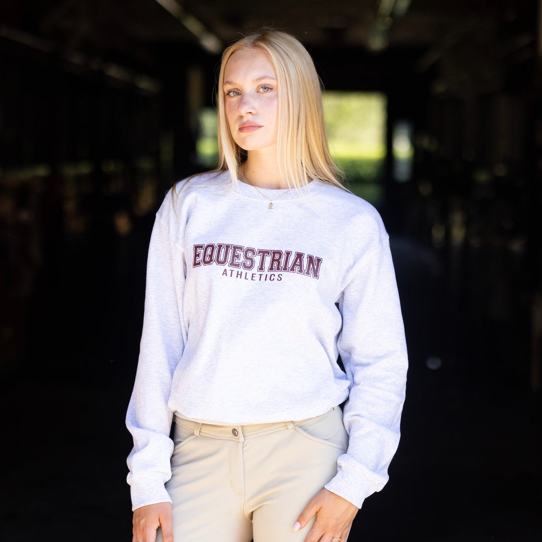 EQUESTRIAN ATHLETICS Sweatshirt | Ash