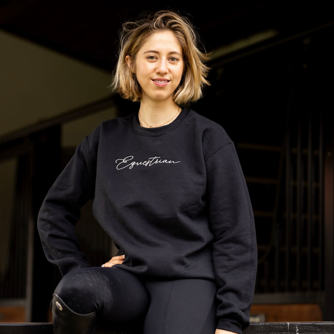 EQUESTRIAN Sweatshirt | Classic Black