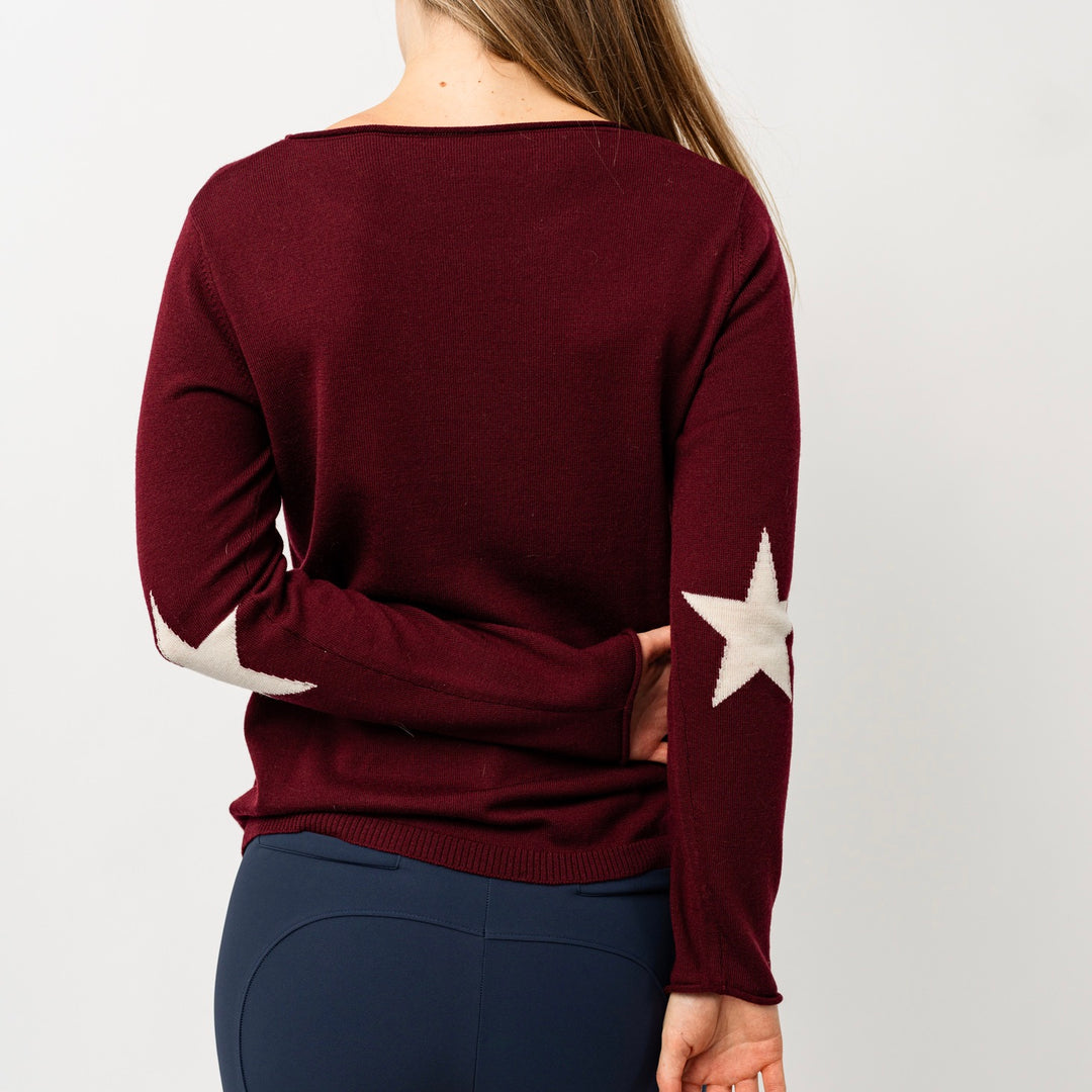 STARLET Sweater | Rich Burgundy